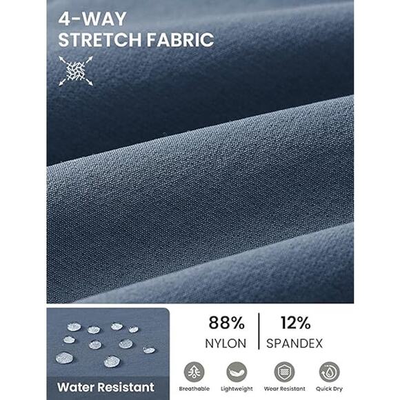 Men's Golf Shorts 7" Stretch Dress Casual -NEW- Size 38 - Picture 3 of 8